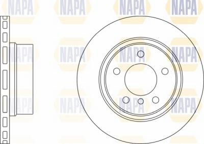 NAPA NBD5084 - Гальмівний диск avtolavka.club