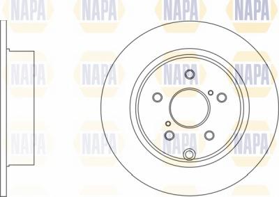 NAPA NBD5083 - Гальмівний диск avtolavka.club