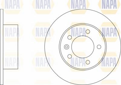 NAPA NBD5039 - Гальмівний диск avtolavka.club