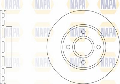 NAPA NBD5141 - Гальмівний диск avtolavka.club