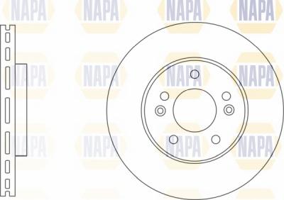 NAPA NBD5159 - Гальмівний диск avtolavka.club