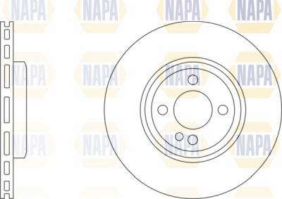 NAPA NBD5164 - Гальмівний диск avtolavka.club