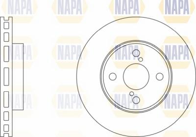 NAPA NBD5163 - Гальмівний диск avtolavka.club