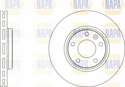 NAPA NBD5167 - Гальмівний диск avtolavka.club