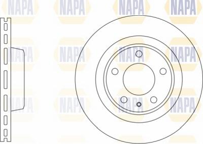 NAPA NBD5104 - Гальмівний диск avtolavka.club