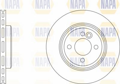 NAPA NBD5123 - Гальмівний диск avtolavka.club