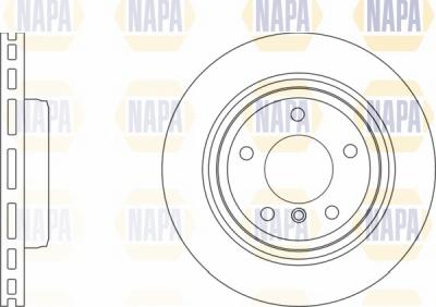 NAPA NBD5174 - Гальмівний диск avtolavka.club