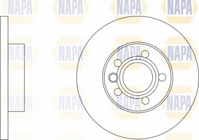 NAPA NBD5892 - Гальмівний диск avtolavka.club