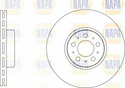 NAPA NBD5849 - Гальмівний диск avtolavka.club