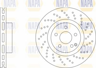 NAPA NBD5813 - Гальмівний диск avtolavka.club