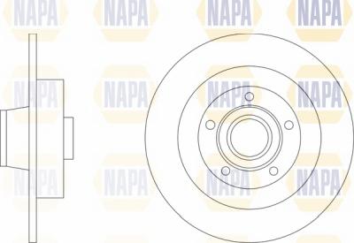 NAPA NBD5879 - Гальмівний диск avtolavka.club