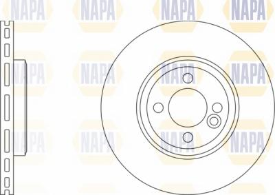 NAPA NBD5396 - Гальмівний диск avtolavka.club