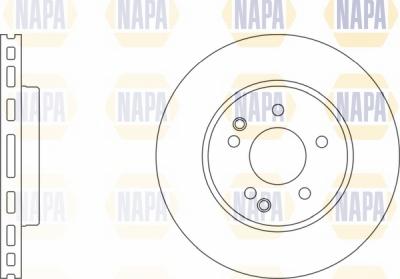 NAPA NBD5397 - Гальмівний диск avtolavka.club