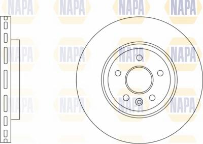 NAPA NBD5317 - Гальмівний диск avtolavka.club