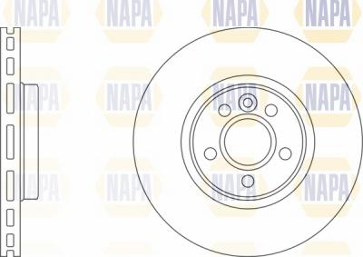 NAPA NBD5326 - Гальмівний диск avtolavka.club