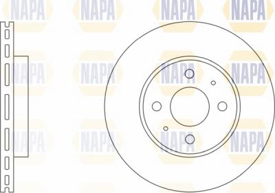 NAPA NBD5375 - Гальмівний диск avtolavka.club