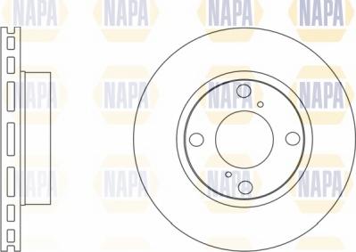 NAPA NBD5299 - Гальмівний диск avtolavka.club