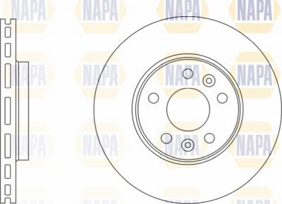 NAPA NBD5251 - Гальмівний диск avtolavka.club