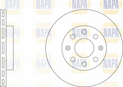 NAPA NBD5211 - Гальмівний диск avtolavka.club