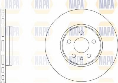 NAPA NBD5213 - Гальмівний диск avtolavka.club