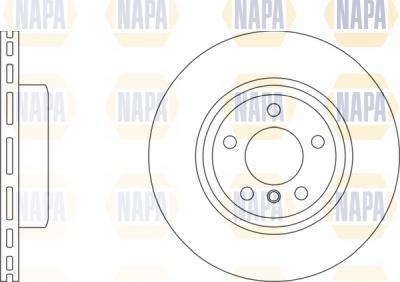 NAPA NBD5239 - Гальмівний диск avtolavka.club