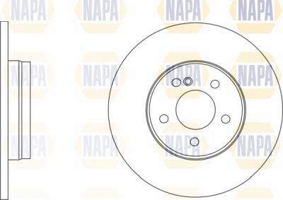 NAPA NBD5224 - Гальмівний диск avtolavka.club