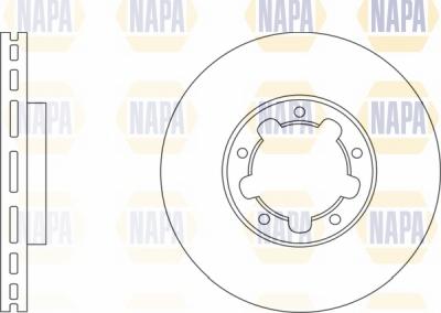 NAPA NBD5226 - Гальмівний диск avtolavka.club