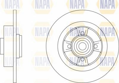 NAPA NBD5220 - Гальмівний диск avtolavka.club