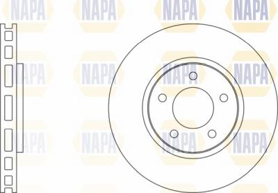 NAPA NBD5749 - Гальмівний диск avtolavka.club