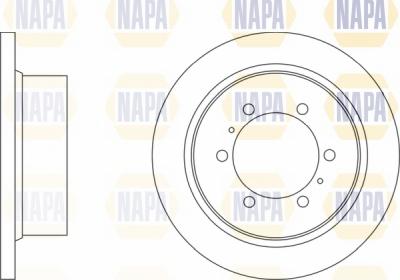 NAPA NBD5745 - Гальмівний диск avtolavka.club