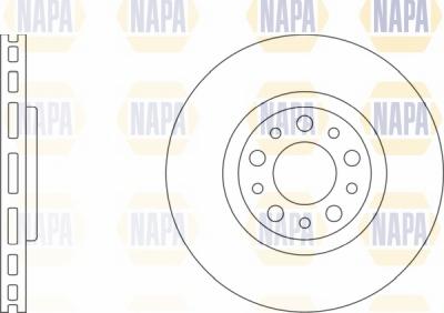 NAPA NBD5735 - Гальмівний диск avtolavka.club