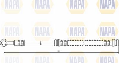 NAPA NBH1059 - Гальмівний шланг avtolavka.club