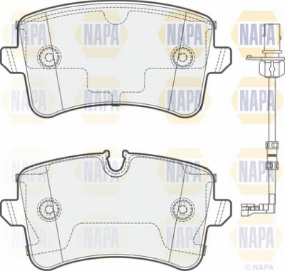 NAPA NBP1536 - Гальмівні колодки, дискові гальма avtolavka.club