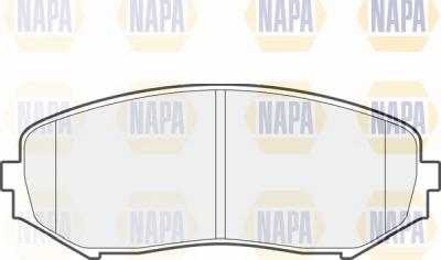 NAPA NBP1066 - Гальмівні колодки, дискові гальма avtolavka.club