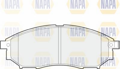 NAPA NBP1136 - Гальмівні колодки, дискові гальма avtolavka.club