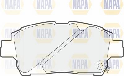 NAPA NBP1122 - Гальмівні колодки, дискові гальма avtolavka.club