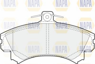 NAPA NBP1179 - Гальмівні колодки, дискові гальма avtolavka.club