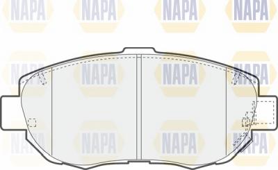 NAPA NBP1721 - Гальмівні колодки, дискові гальма avtolavka.club