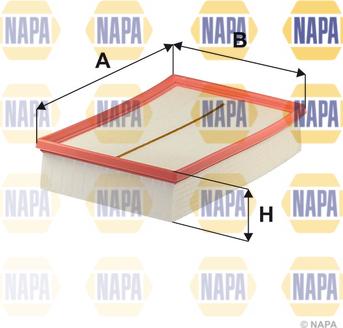 NAPA NFA1539 - Повітряний фільтр avtolavka.club