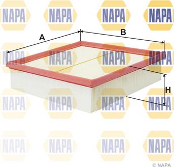 NAPA NFA1240 - Повітряний фільтр avtolavka.club