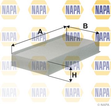 NAPA NFC4041 - Фільтр, повітря у внутрішній простір avtolavka.club
