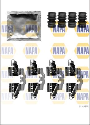NAPA NFK1147 - Комплектуючі, колодки дискового гальма avtolavka.club