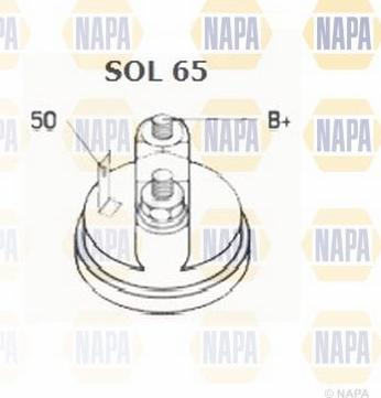 NAPA NSM1505 - Стартер avtolavka.club