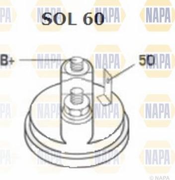 NAPA NSM1500 - Стартер avtolavka.club