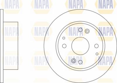 NAPA PBD8468 - Гальмівний диск avtolavka.club