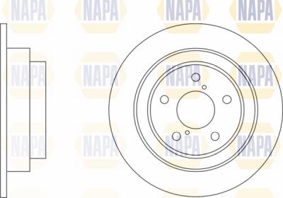 NAPA PBD8406 - Гальмівний диск avtolavka.club