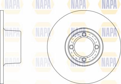NAPA PBD8403 - Гальмівний диск avtolavka.club