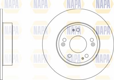 NAPA PBD8481 - Гальмівний диск avtolavka.club