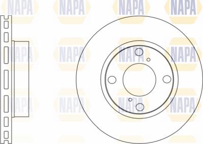 NAPA PBD8435 - Гальмівний диск avtolavka.club