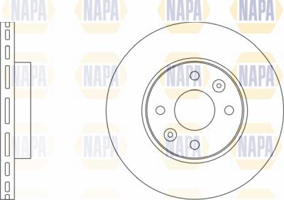 NAPA PBD8424 - Гальмівний диск avtolavka.club